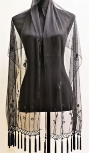 Beaded shawl 203-A